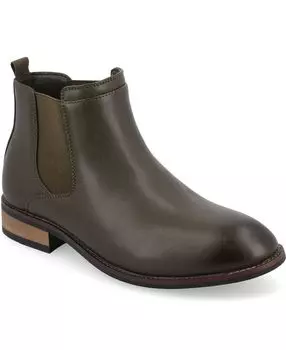 Мужские ботинки челси Landon Tru Comfort из пеноматериала с круглым носком без застежки Vance Co.