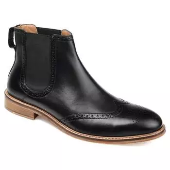 Мужские ботинки челси Watson с широкими кончиками крыльев Thomas & Vine, черный