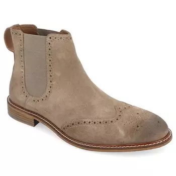 Мужские ботинки челси Watson с широкими кончиками крыльев Thomas & Vine, коричневый