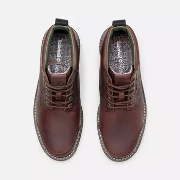 Мужские ботинки чукка со шнуровкой Larchmont Mid Mid Timberland, цвет Dark Brown Nubuck