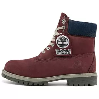 Мужские Ботинки цвета бордо Timberland