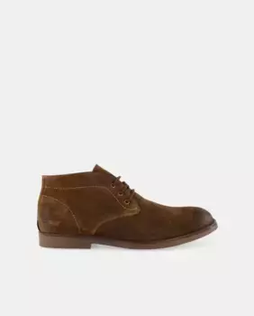 Мужские ботинки из замшевой кожи Green Coast, коричневый