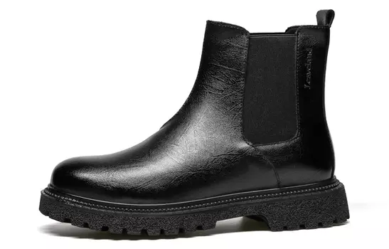 Мужские ботинки LEAVELAND Martin, Черный (на флисовой подкладке)