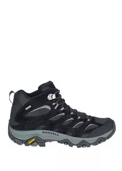 Мужские ботинки Moab 3 среднего размера Merrell, черный