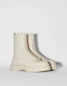 Мужские ботинки на шнуровке со спортивной подошвой Bershka