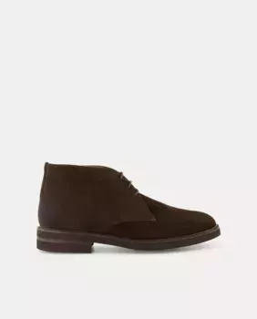 Мужские ботинки со шнуровкой и коровьей подкладкой Emidio Tucci, темно-коричневый