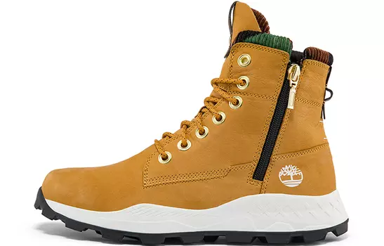 Ботинки Timberland Brooklyn Side Zip Sneaker Wide Fit Boot 'Wheat Nubuck With Camouflage'