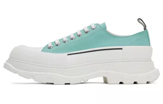 Мужские ботинки Tread Slick Martin с синим/белым покрытием Alexander Mcqueen