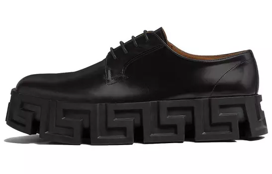 Мужские ботинки Versace на платформе, черный