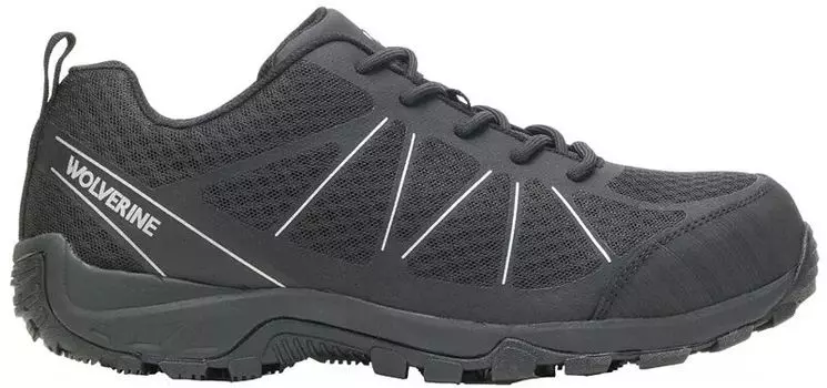 Мужские ботинки Wolverine Amherst II с низким композитным носком, черный