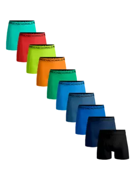 Мужские боксеры – 10 шт – мужские трусы Muchachomalo, мультиколор