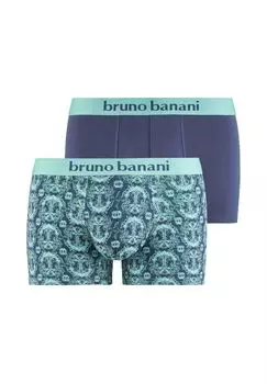 Мужские боксеры, 2 шт. - Nautics, Young Line, хлопок стрейч bruno banani, цвет Jeansblau Mint