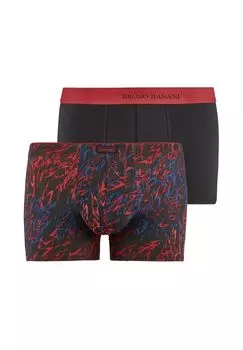 Мужские боксеры, 2 шт. - Wildfire, Young Line, в подарочной упаковке bruno banani, цвет Schwarz Rot