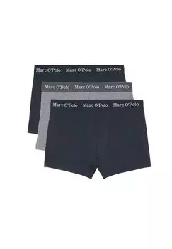 Мужские боксеры, 3 шт, боксеры, хлопок стрейч из органического хлопка Marc O'Polo, цвет Navy / Grau