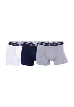 Мужские боксеры, 3 шт., плавки, органический хлопок стрейч CR7, цвет Grau Dunkelblau