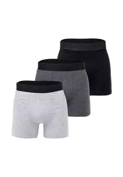 Мужские боксеры - BOXER MULTI TRIPLE PACK, натуральный хлопок, 3 шт. в упаковке Superdry., цвет Schwarz Anthrazit Grau