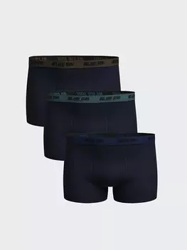 Мужские боксеры из гибкой ткани стандартной формы, 3 предмета LCW DREAM, темно-синий