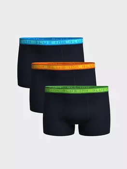 Мужские боксеры из гибкой ткани стандартной формы, 3 предмета LCW DREAM, темно-синий