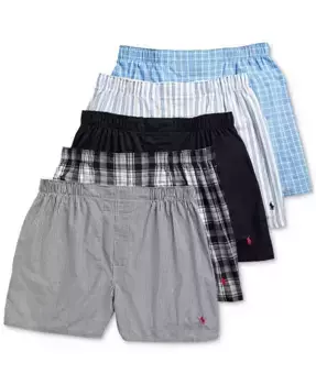 Мужские боксеры из ткани, 5 штук Polo Ralph Lauren, мультиколор