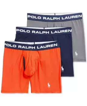 Мужские боксеры Perfect Pouch, 3 шт Polo Ralph Lauren, мультиколор