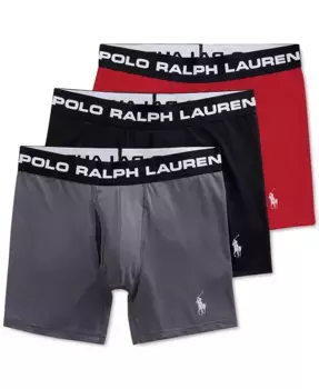 Мужские боксеры Perfect Pouch, 3 шт Polo Ralph Lauren, мультиколор