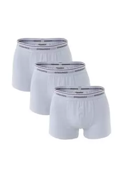 Мужские боксеры - плавки из хлопкового стрейча, 3 шт. в упаковке DSQUARED2