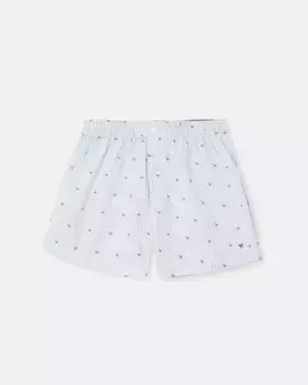 Мужские боксеры светло-голубого цвета в полоску Silbon, голубой