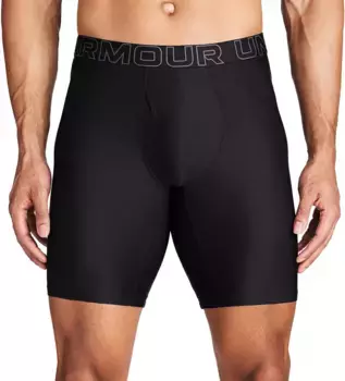 Мужские боксеры Under Armour Performance Tech 9 дюймов — 3 шт, черный