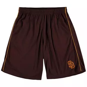 Мужские брендовые коричневые шорты из сетки San Diego Padres Big & Tall Fanatics