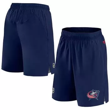 Мужские брендовые темно-синие куртки Columbus Blue Authentic Pro Rink шорты Fanatics