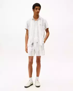 Мужские брюки-бермуды с регулируемой талией Tommy Jeans, белый