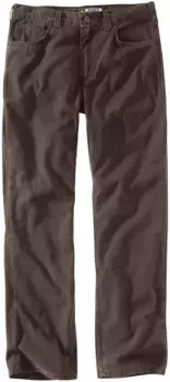 Мужские брюки Carhartt Rugged Flex Rigby с 5 карманами, цвет Dark Coffee