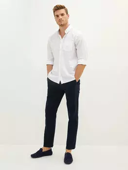 Мужские брюки чинос из габардина нормального кроя LCWAIKIKI Classic