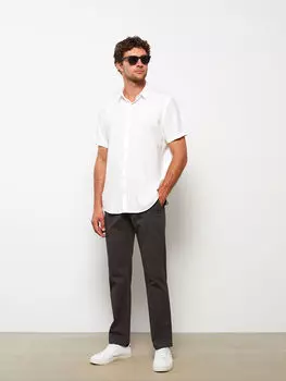 Мужские брюки чинос из габардина стандартного кроя LCWAIKIKI Classic