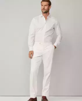 Мужские брюки чинос классического кроя из твила Hackett, белый