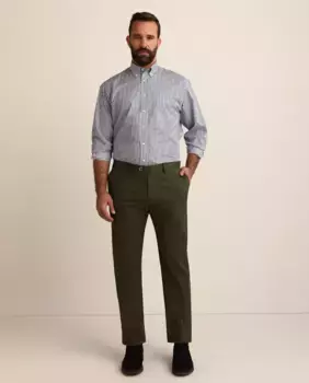 Мужские брюки чинос Mirto стандартного цвета хаки больших размеров, цвет Kaki