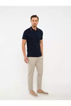 Мужские брюки чинос приталенного кроя LC Waikiki, бежевый