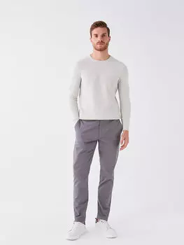 Мужские брюки чинос приталенного кроя LCWAIKIKI Classic, темно-серый