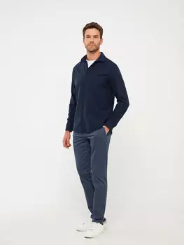 Мужские брюки чинос приталенного кроя LCWAIKIKI Classic, индиго