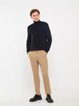 Мужские брюки чинос приталенного кроя LCWAIKIKI Classic, бежевый