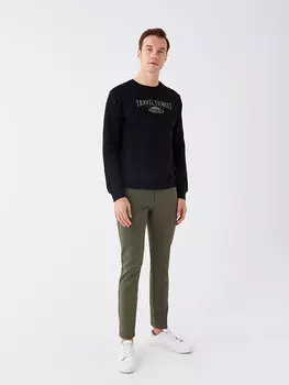 Мужские брюки чинос приталенного кроя LCWAIKIKI Classic, хаки