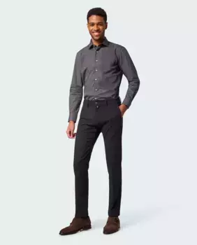 Мужские брюки чинос с шерстяной структурой Pierre Cardin, темно-синий