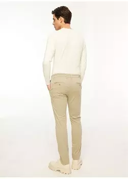 Мужские брюки чинос с заниженной талией цвета хаки Fabrika