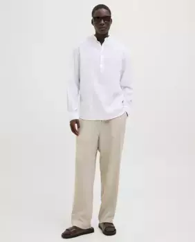 Мужские брюки-чинос с завязками Jack & Jones, бежевый