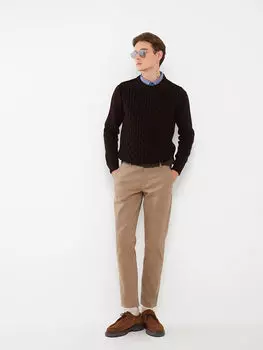 Мужские брюки чинос Slim Fit из габардина LCWAIKIKI Classic