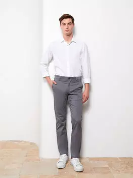 Мужские брюки чинос Slim Fit из габардина LCWAIKIKI Classic