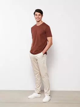 Мужские брюки чинос Slim Fit из габардина LCWAIKIKI Classic