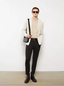 Мужские брюки чинос Slim Fit в клетку LCW Vision