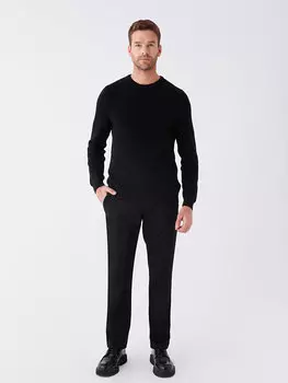 Мужские брюки чинос стандартного кроя LCWAIKIKI Classic, новый черный