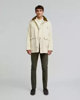 Мужские брюки чинос стандартного кроя со шлевками для ремня на талии Scalpers, цвет Kaki